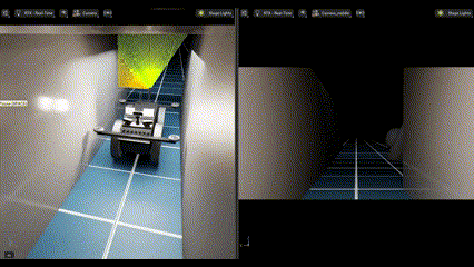 Demostración de Isaac Sim Mini Vizca 400