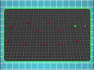 Gif teleoperated robot Rovver X 130 with accessories in simulation